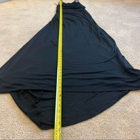 JAY Ahr Black Beaded Sequin Gown Dress Size Medium - Picture 10 of 13